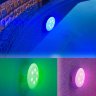 Цветной LED-светильник подсветки бассейна, подключается к форсунке. Gre LEDRC