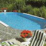 Каркасный сборный морозоустойчивый бассейн Summer Fun овальный-oval 5,0 х 3,0 х 1,2 м Chemoform Германия (полный комплект) 4501010161F