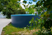 Каркасный бассейн морозоустойчивый Larimar 3.05 х 1.25м (полная комплектация) цвет Платина. 30502F 