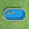 Деревянный морозоустойчивый овальный бассейн 7,0 х 3,7 м глубиной 130 см 