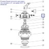 Клапан Aquaviva высокого давления с упл. кольцом 1.0' для крана MPV-06 89281202