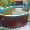 Каркасный бассейн морозоустойчивый Лагуна стальной 6.0х3.5 х 1.25м овальный (вкапываемый)/ТМ831/60035001