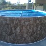 Каркасный бассейн морозоустойчивый Лагуна стальной 7 х 3 х 1.25м овальный (вкапываемый)/ТМ833